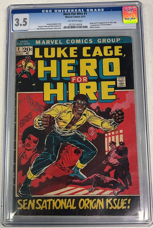 Luke Cage Hero For Hire Number One